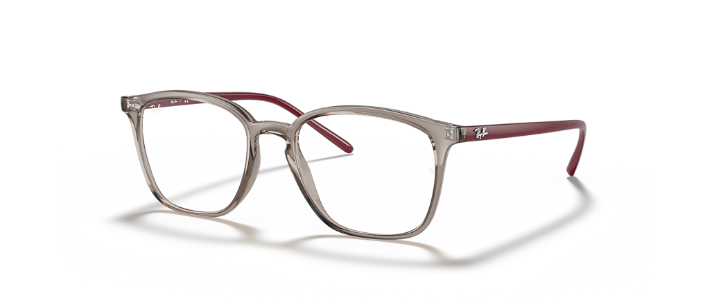 Ray-Ban RB7185 Transparent Grey Frames Ray-Ban RB7185 Transparent Grey Frames