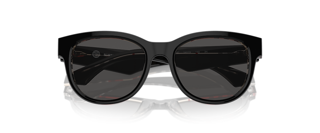 Burberry BE4432U Top Black On Vintage Check Sunglasses Burberry BE4432U Top Black On Vintage Check Sunglasses