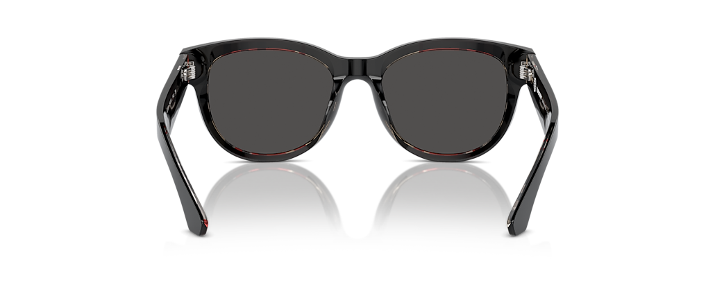 Burberry BE4432U Top Black On Vintage Check Sunglasses Burberry BE4432U Top Black On Vintage Check Sunglasses