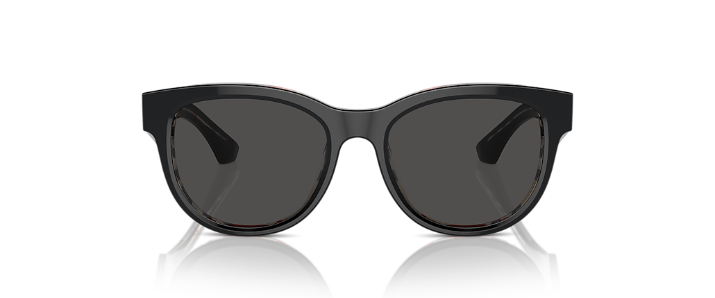 Burberry BE4432U Top Black On Vintage Check Sunglasses Burberry BE4432U Top Black On Vintage Check Sunglasses