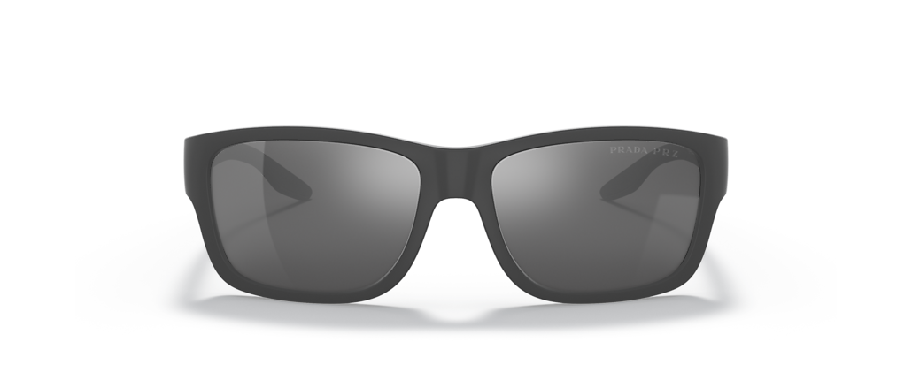 Prada Linea Rossa PS 01WS Grey Rubber Sunglasses