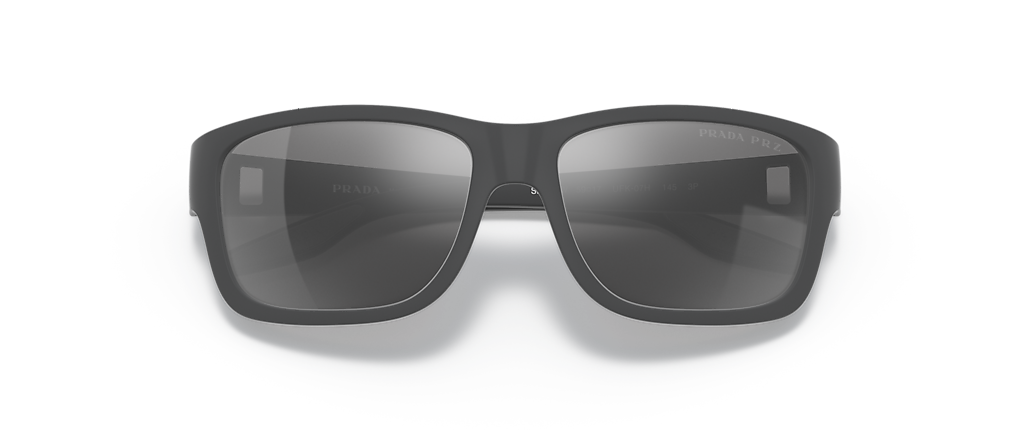 Prada Linea Rossa PS 01WS Grey Rubber Sunglasses