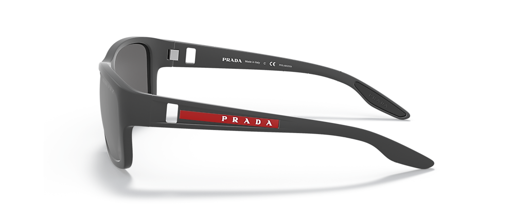 Prada Linea Rossa PS 01WS Grey Rubber Sunglasses