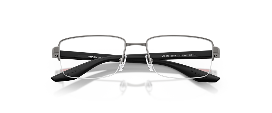 Prada Linea Rossa PS 51SV Gunmetal Frames