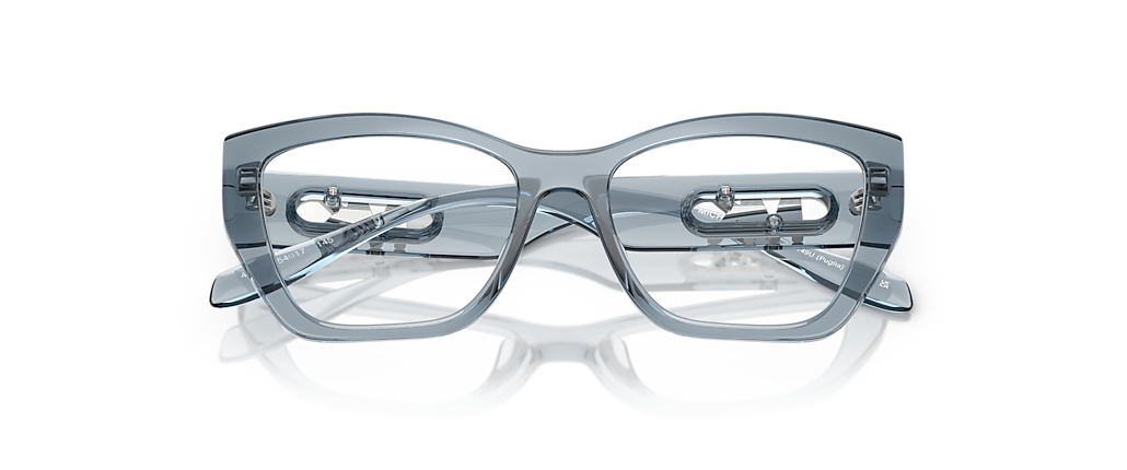 Michael Kors MK4149U Puglia Denim Transparent Frames Michael Kors MK4149U Puglia Denim Transparent Frames