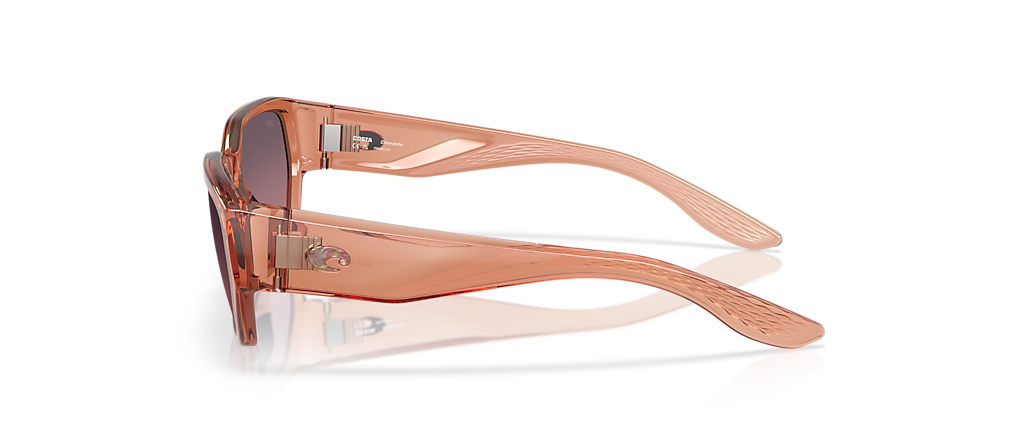 Costa 6S9125 Clemente Translucent Pink Sands Sunglasses Costa 6S9125 Clemente Translucent Pink Sands Sunglasses