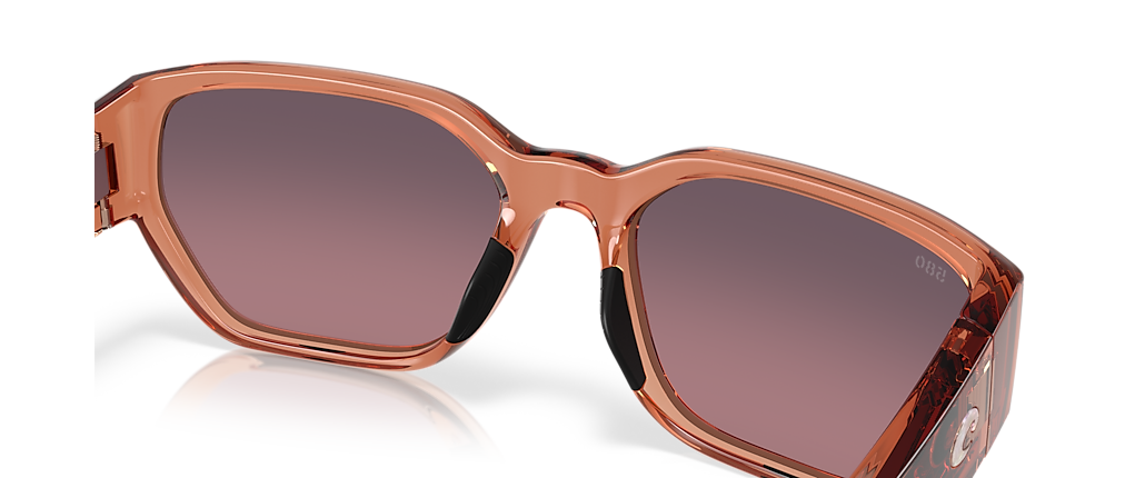 Costa 6S9125 Clemente Translucent Pink Sands Sunglasses Costa 6S9125 Clemente Translucent Pink Sands Sunglasses
