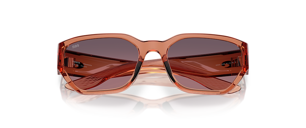 Costa 6S9125 Clemente Translucent Pink Sands Sunglasses Costa 6S9125 Clemente Translucent Pink Sands Sunglasses