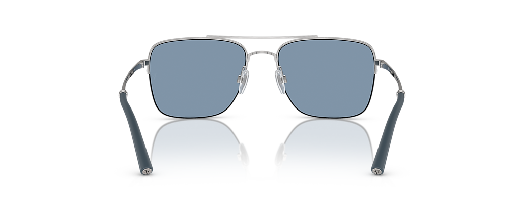 Oliver Peoples OV1343S R-2 Blue Ash/Brushed Silver Sunglasses Oliver Peoples OV1343S R-2 Blue Ash/Brushed Silver Sunglasses