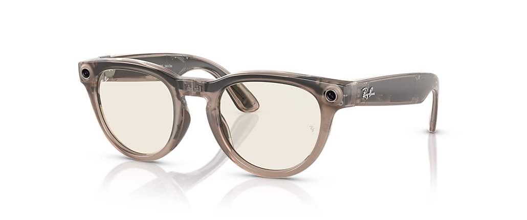 Ray-Ban Ray-Ban | Meta Low Bridge Fit Headliner Warm Stone Ray-Ban Meta Smart Glasses