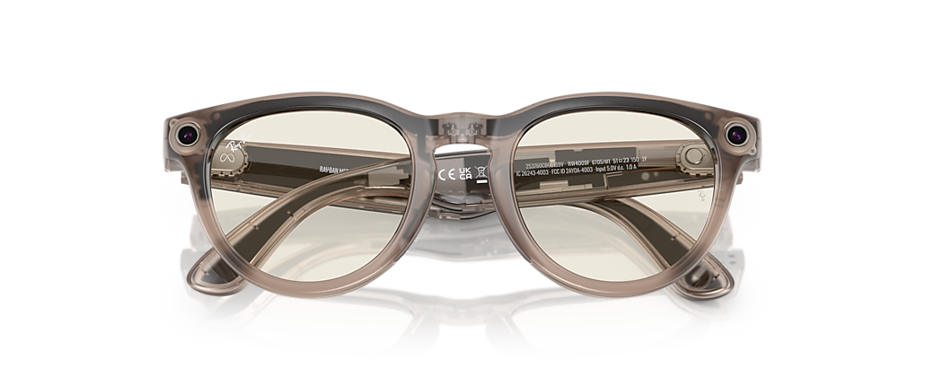 Ray-Ban Ray-Ban | Meta Low Bridge Fit Headliner Warm Stone Ray-Ban Meta Smart Glasses