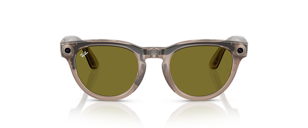 Ray-Ban Ray-Ban | Meta Low Bridge Fit Headliner Warm Stone Ray-Ban Meta Smart Glasses