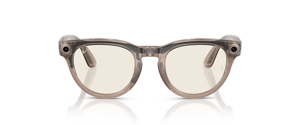 Ray-Ban Ray-Ban | Meta Low Bridge Fit Headliner Warm Stone Ray-Ban Meta Smart Glasses