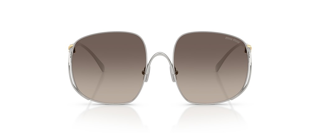 Miu Miu MU A57S Silver Sunglasses Miu Miu MU A57S Silver Sunglasses