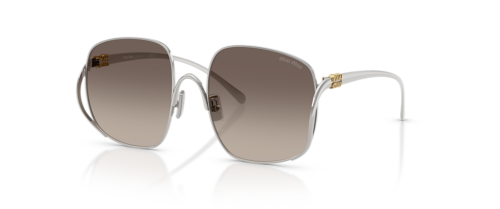 Miu Miu MU A57S Silver Sunglasses Miu Miu MU A57S Silver Sunglasses