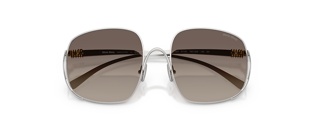 Miu Miu MU A57S Silver Sunglasses Miu Miu MU A57S Silver Sunglasses
