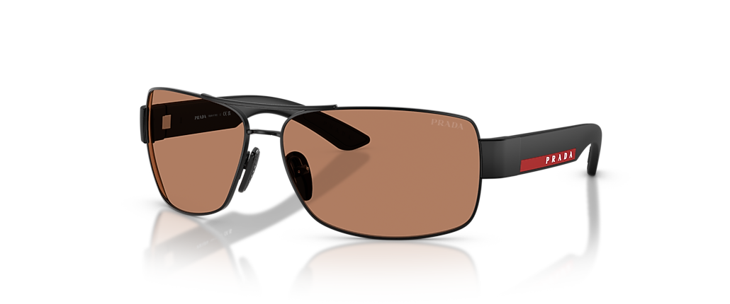 Prada Linea Rossa PS B52S Matte Black Sunglasses