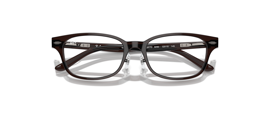 Ray-Ban RB5427D Optics Transparent Brown Frames Ray-Ban RB5427D Optics Transparent Brown Frames