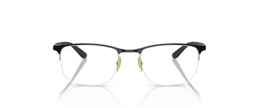 Ray-Ban RB6513 Optics Black On Gold Frames