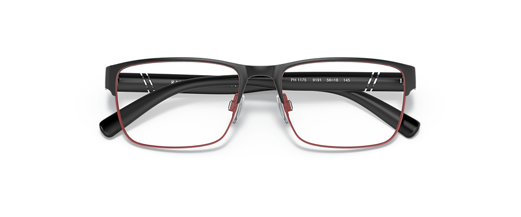 Polo Ralph Lauren PH1175 Matte Red Rims/Black Bar Frames Polo Ralph Lauren PH1175 Matte Red Rims/Black Bar Frames