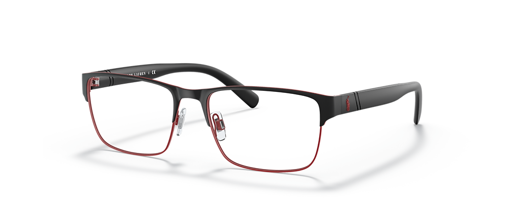 Polo Ralph Lauren PH1175 Matte Red Rims/Black Bar Frames Polo Ralph Lauren PH1175 Matte Red Rims/Black Bar Frames