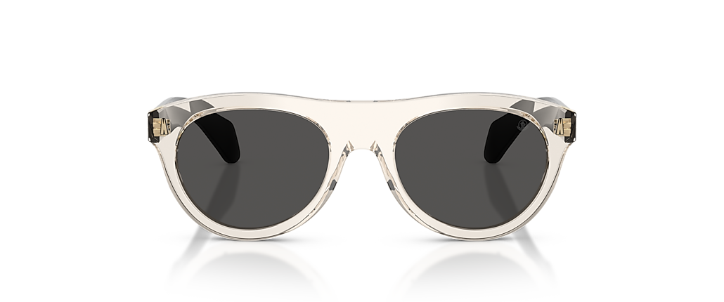 Moncler ME6022U Splash Transparent Butter Sunglasses