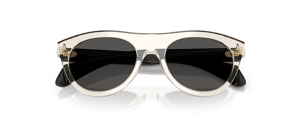 Moncler ME6022U Splash Transparent Butter Sunglasses
