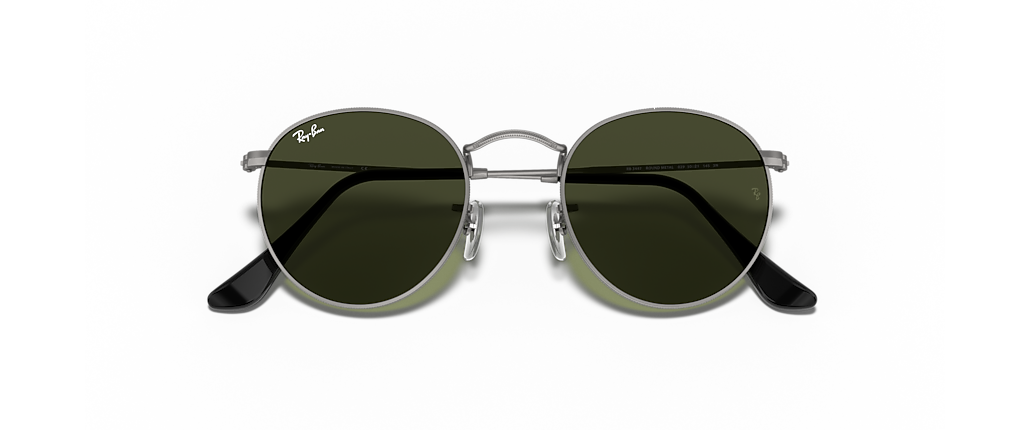 Ray-Ban RB3447 Round Metal Gunmetal Sunglasses