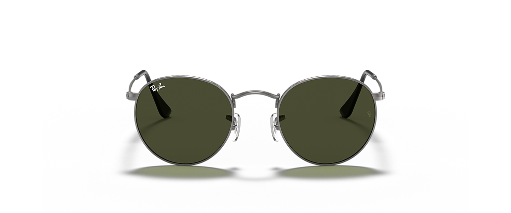 Ray-Ban RB3447 Round Metal Gunmetal Sunglasses