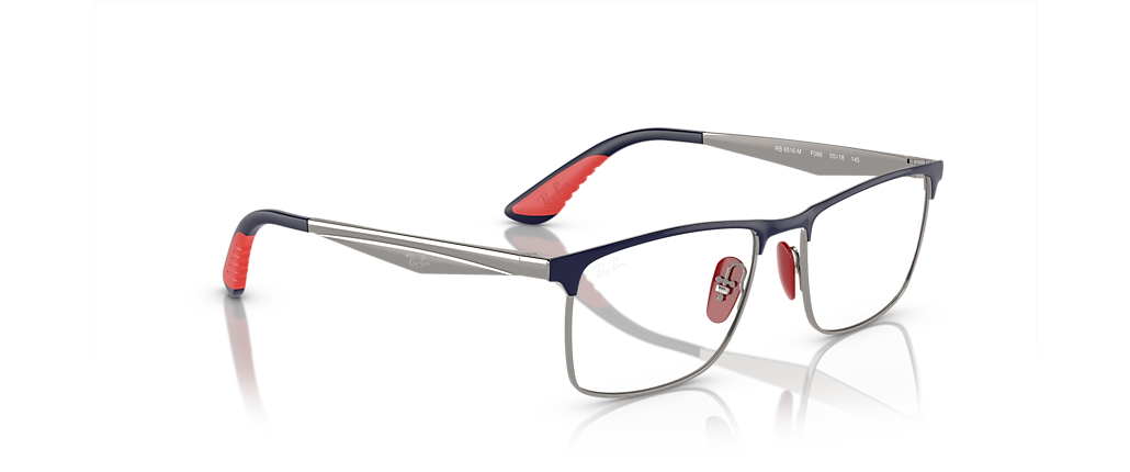 Ray-Ban RB6516M Optics Scuderia Ferrari Collection Blue On Gunmetal Frames Ray-Ban RB6516M Optics Scuderia Ferrari Collection Blue On Gunmetal Frames