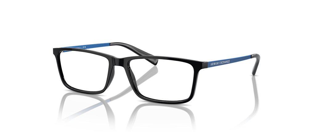 Armani Exchange AX3027F Shiny Black Frames Armani Exchange AX3027F Shiny Black Frames