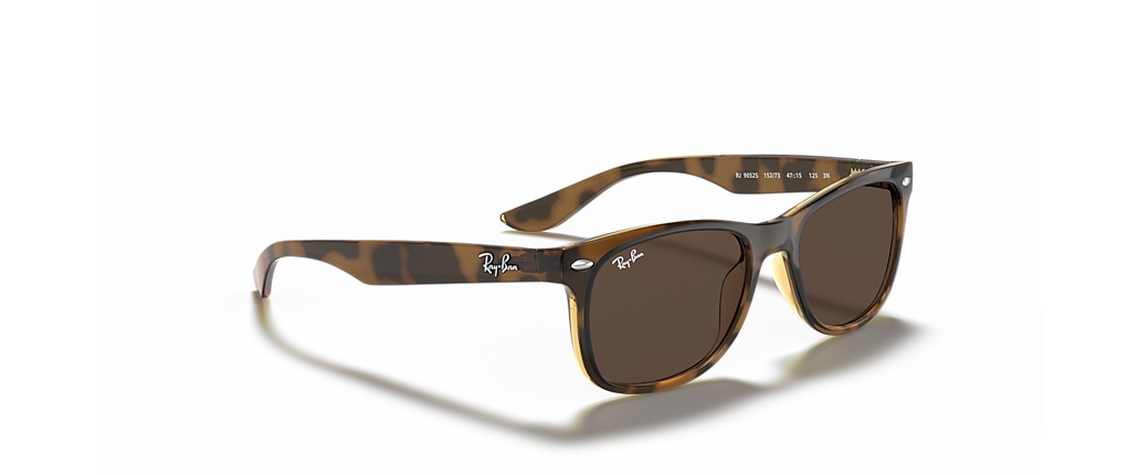 Ray-Ban RB9052S New Wayfarer Kids Havana Sunglasses
