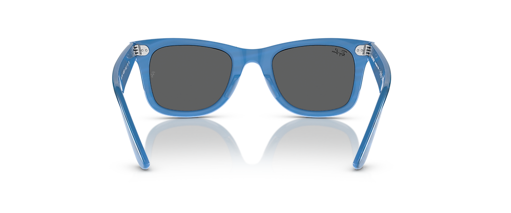 Ray-Ban RB2140 Original Wayfarer Change Photo Striped Blue Sunglasses