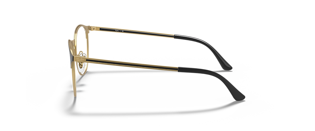 Ray-Ban RB6375 Optics Black On Gold Frames Ray-Ban RB6375 Optics Black On Gold Frames