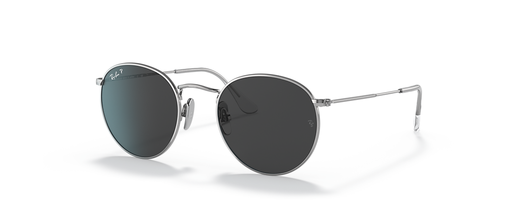 Ray-Ban RB8247 Round Titanium Silver Sunglasses
