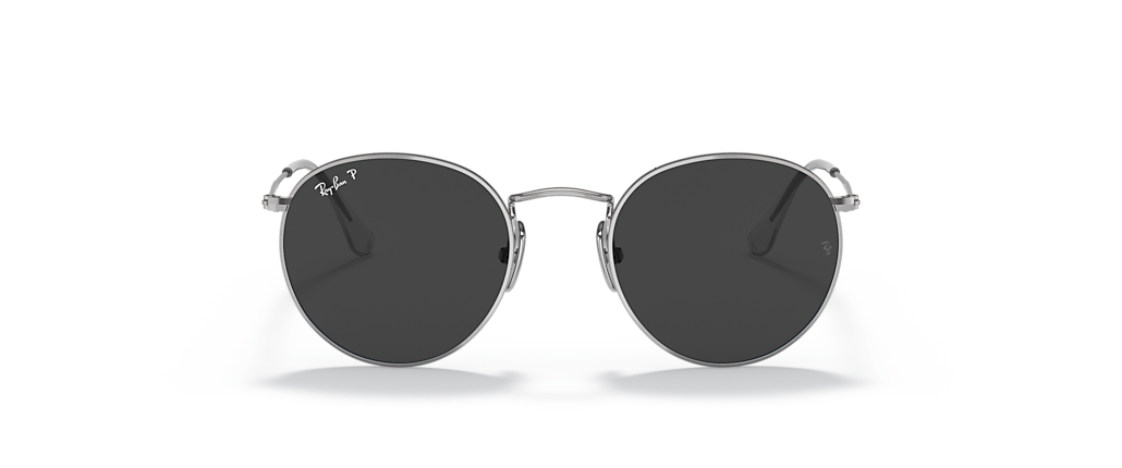 Ray-Ban RB8247 Round Titanium Silver Sunglasses