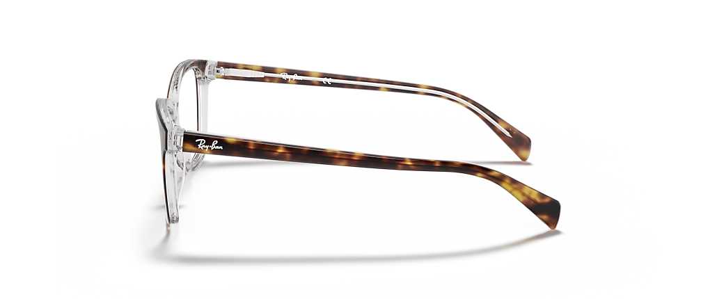 Ray-Ban RB5362 Optics Havana On Transparent Frames