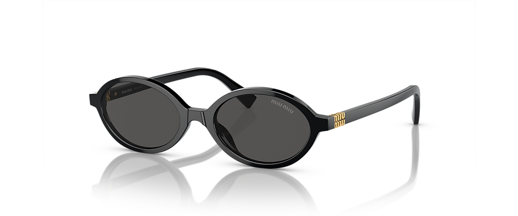 Miu Miu MU 04ZS Black Sunglasses Miu Miu MU 04ZS Black Sunglasses
