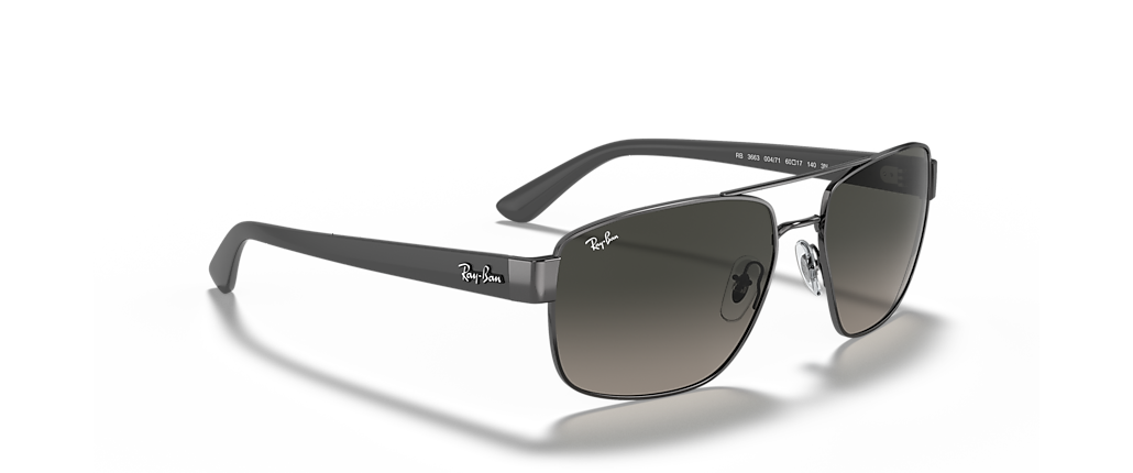 Ray-Ban RB3663 Gunmetal Sunglasses Ray-Ban RB3663 Gunmetal Sunglasses