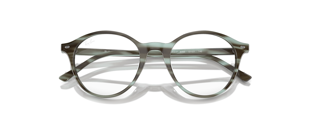 Ray-Ban RB5430F Bernard Optics Striped Green Frames Ray-Ban RB5430F Bernard Optics Striped Green Frames