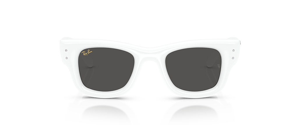 Ray-Ban RB4940B Wayfarer Puffer Crystal Edition  White & Strass Sunglasses