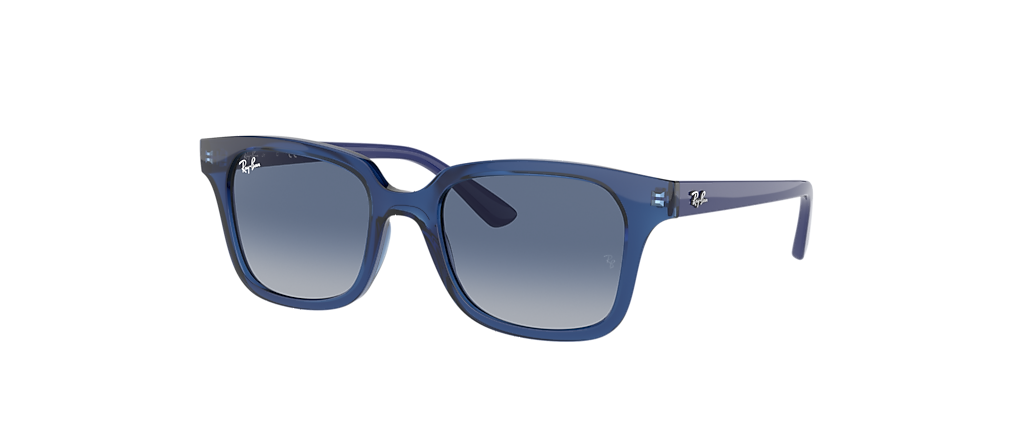 Ray-Ban RB9071S Kids Transparent Blue Sunglasses
