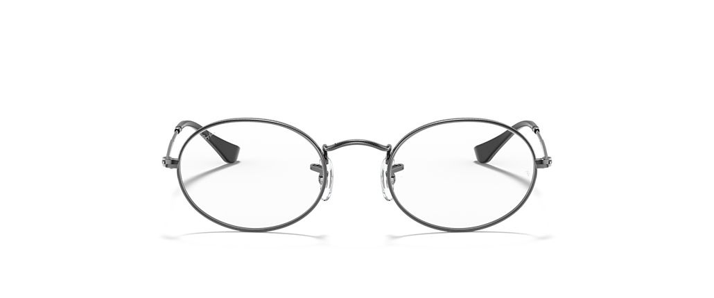 Ray-Ban RB3547V Oval Optics Gunmetal Frames Ray-Ban RB3547V Oval Optics Gunmetal Frames