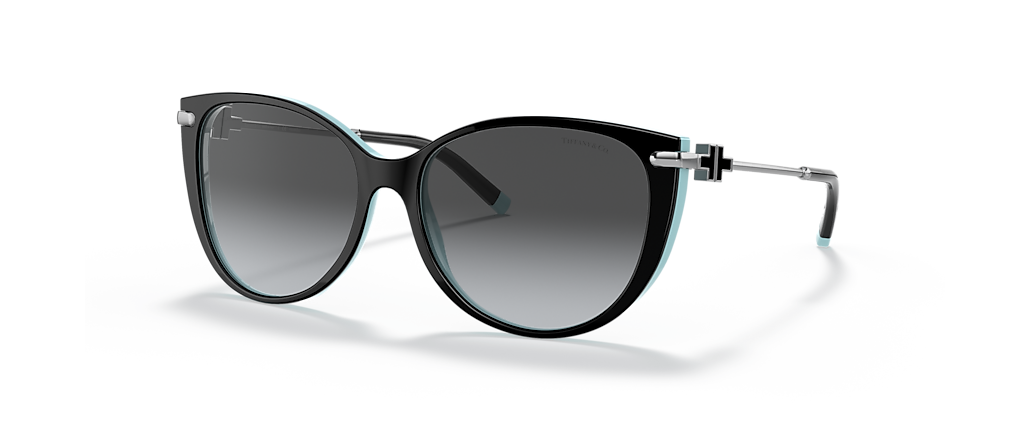 Tiffany & Co. TF4178 Black On Tiffany Blue Sunglasses Tiffany & Co. TF4178 Black On Tiffany Blue Sunglasses