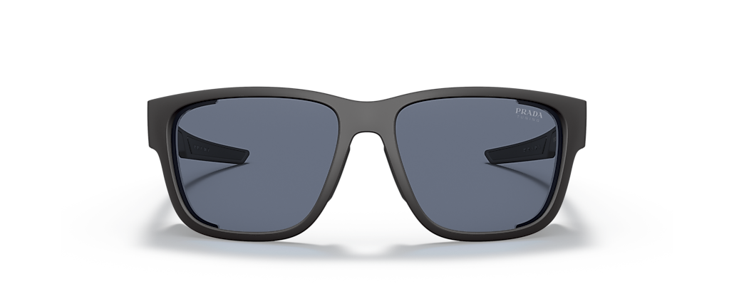 Prada Linea Rossa PS 07WS Black Rubber Sunglasses Prada Linea Rossa PS 07WS Black Rubber Sunglasses