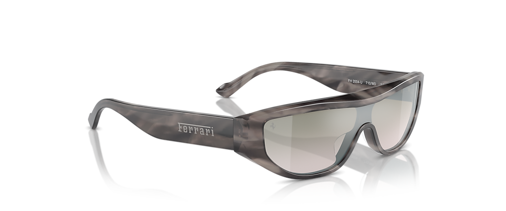 Ferrari FH2004U Striped Grey Sunglasses
