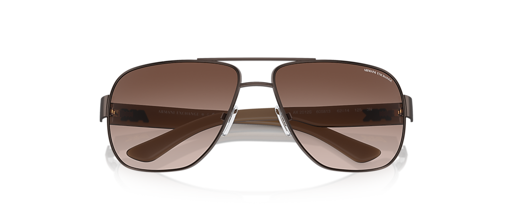 Armani Exchange AX2012S Matte Brown Sunglasses