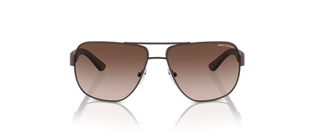 Armani Exchange AX2012S Matte Brown Sunglasses