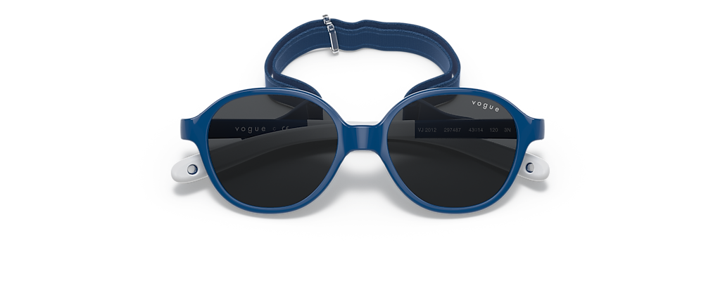 Vogue Eyewear VJ2012 Blue On Rubber Cream Sunglasses
