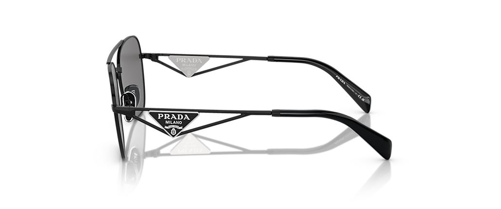 Prada PR A50S Metal Black Sunglasses Prada PR A50S Metal Black Sunglasses